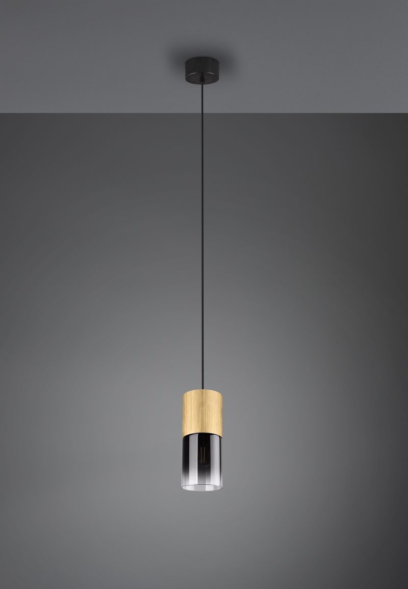 Retro hanglamp metaal messing Robin - Afbeelding 3