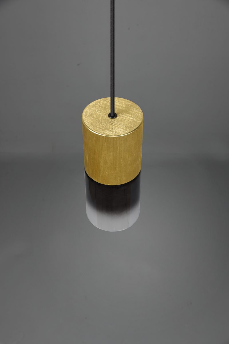 Retro hanglamp metaal messing Robin - Afbeelding 4