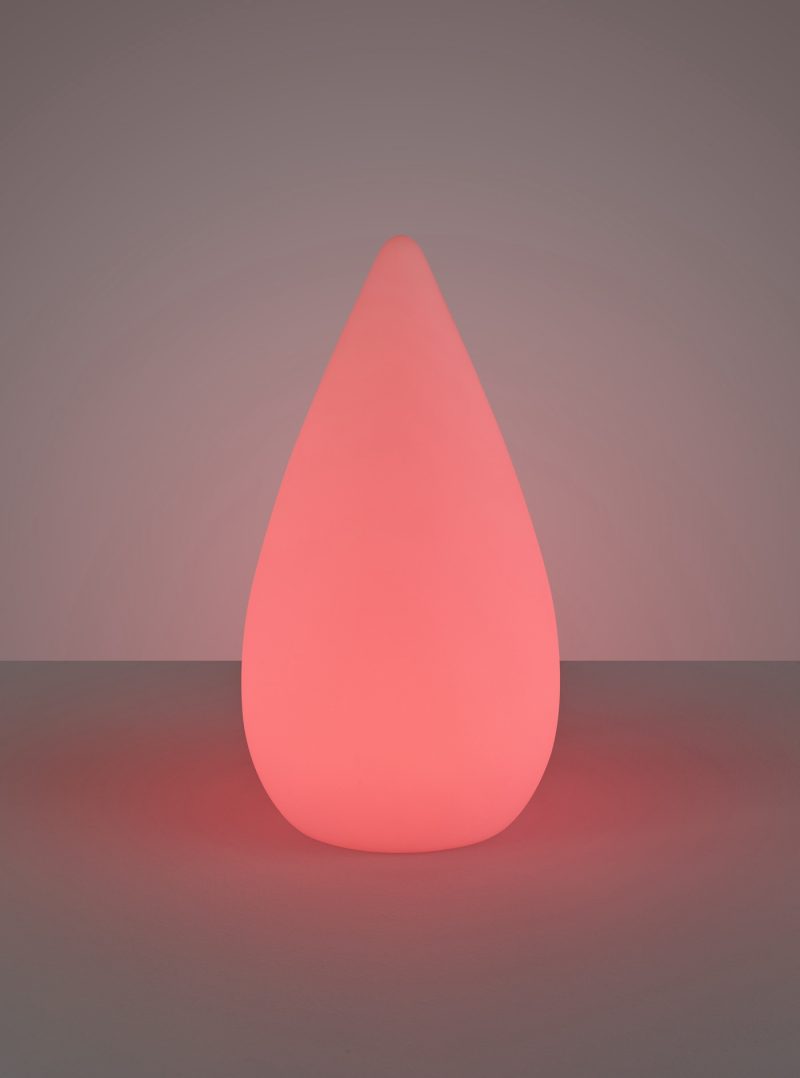 Retro kunststof witte tafellamp Palmas - Afbeelding 3