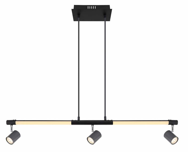 Retro metalen zwarte hanglamp Globo Hl - Afbeelding 2