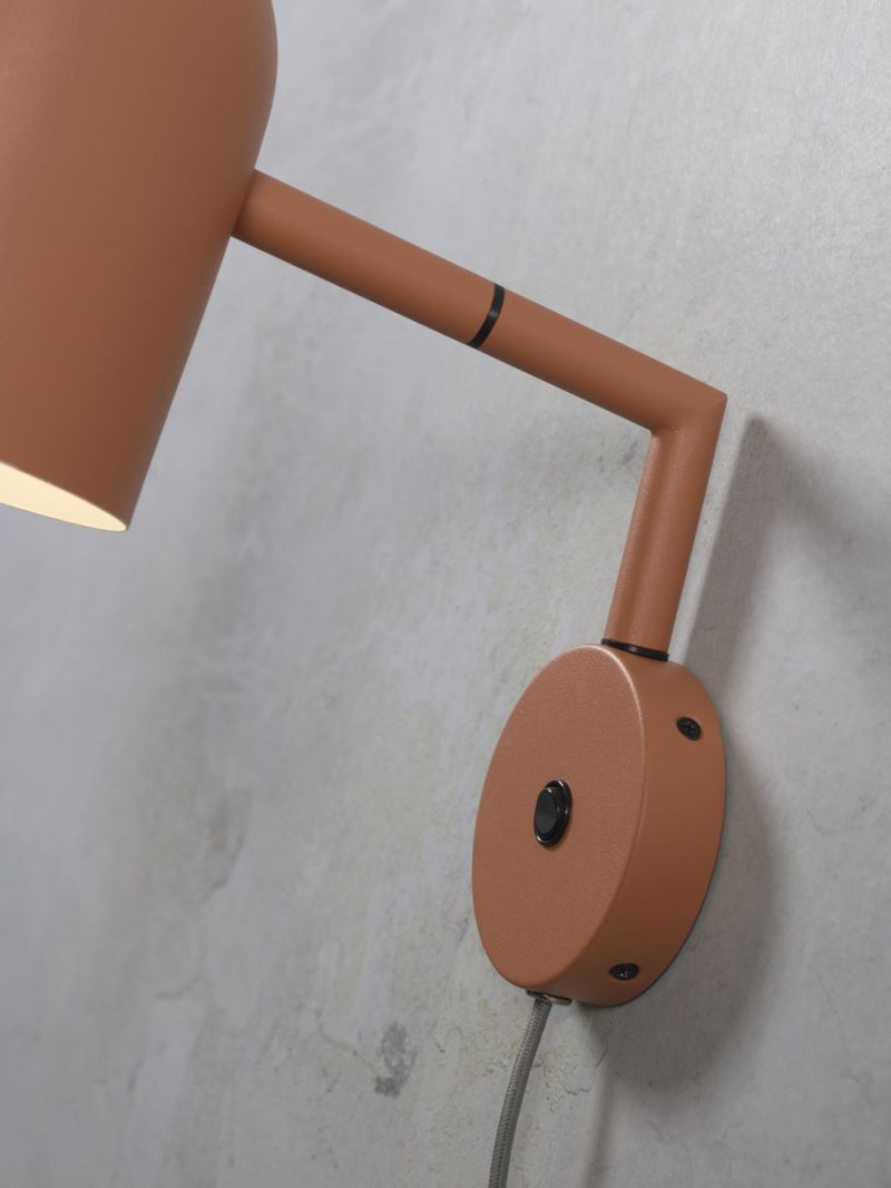 Retro terra wandlamp bekervormig It's About RoMi Marseille - Afbeelding 3