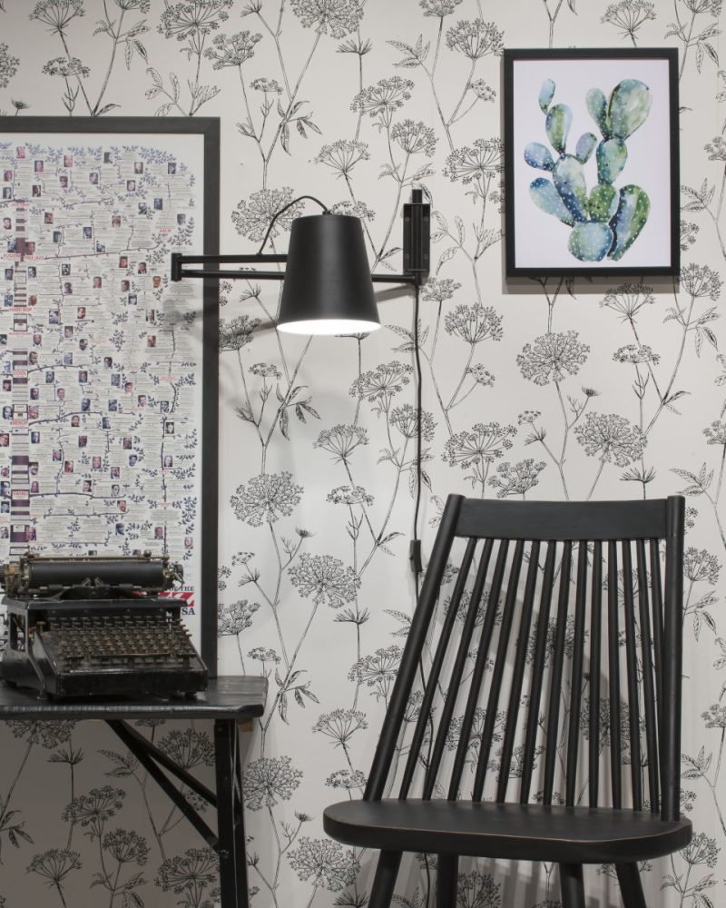 Retro zwarte metalen wandlamp It's About RoMi Brisbane - Afbeelding 2