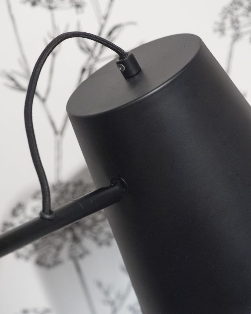 Retro zwarte metalen wandlamp It's About RoMi Brisbane - Afbeelding 4