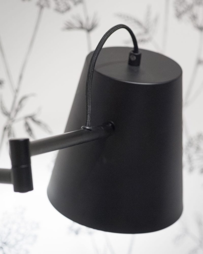 Retro zwarte metalen wandlamp It's About RoMi Brisbane - Afbeelding 7