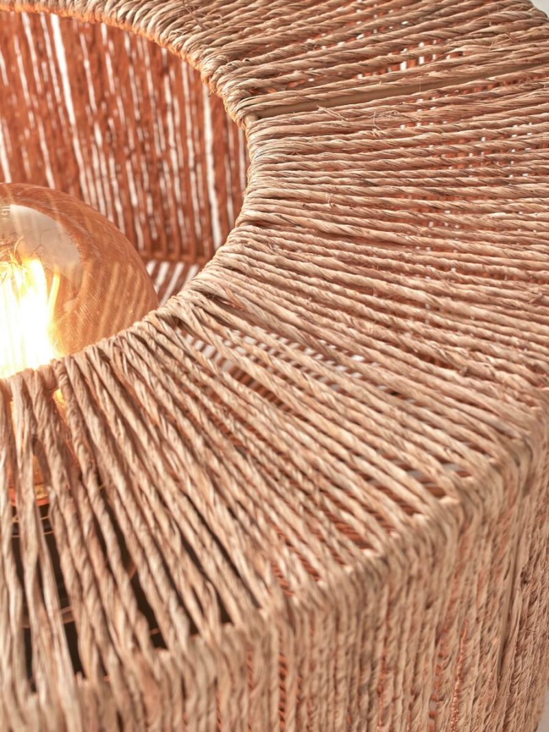 Riet bamboe naturel bohemian vloerlamp GOOD&MOJO Iguazu - Afbeelding 3