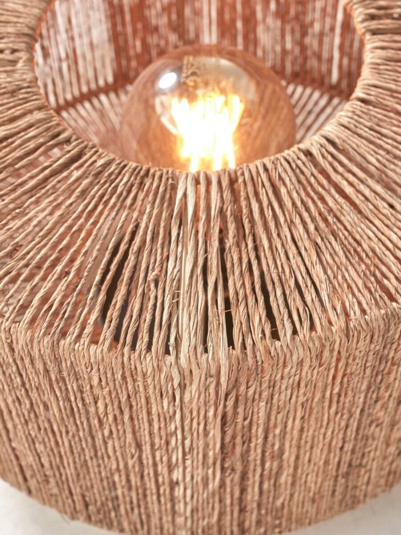 Riet bamboe naturel bohemian vloerlamp GOOD&MOJO Iguazu - Afbeelding 4