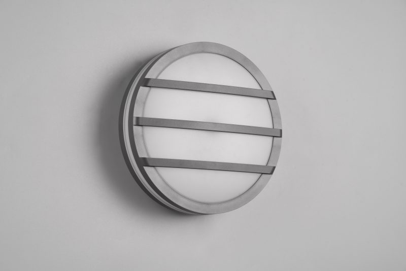 Ronde kunststof buiten wandlamp wit/antraciet Venado - Afbeelding 4