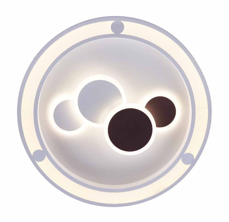 Ronde plafondlamp wit modern Globo Kolli - Afbeelding 2