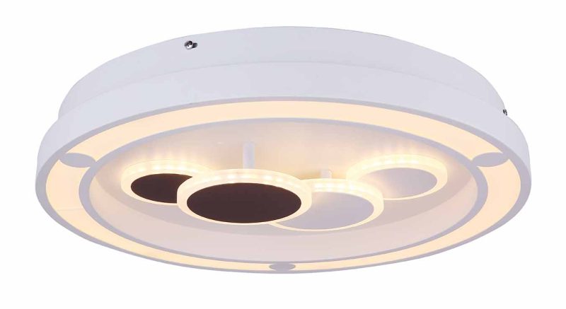 Ronde plafondlamp wit modern Globo Kolli - Afbeelding 3