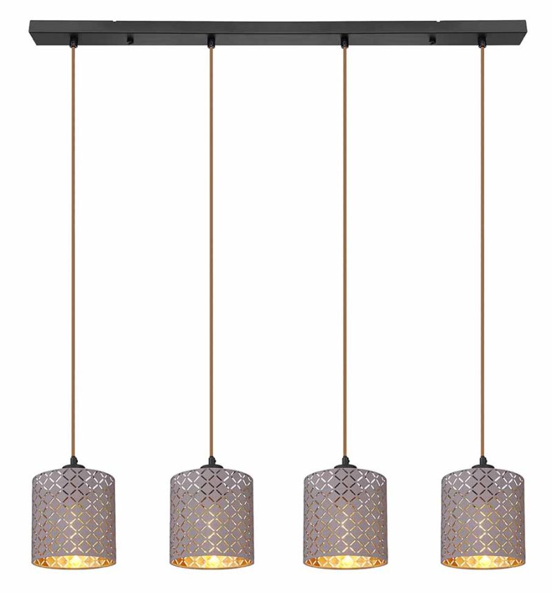 Ronde zwarte retro hanglamp Globo Cindy - Afbeelding 2