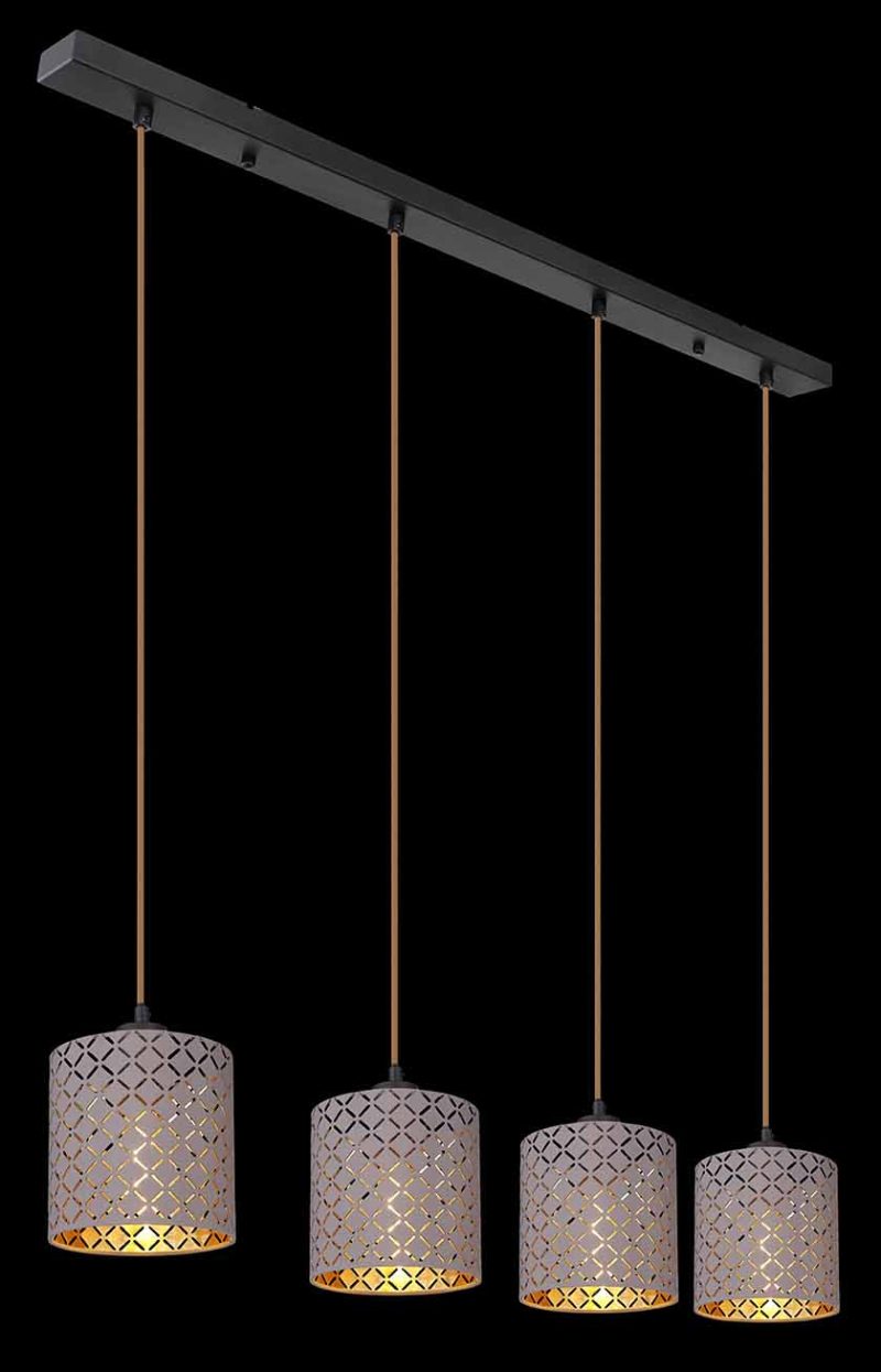 Ronde zwarte retro hanglamp Globo Cindy - Afbeelding 4