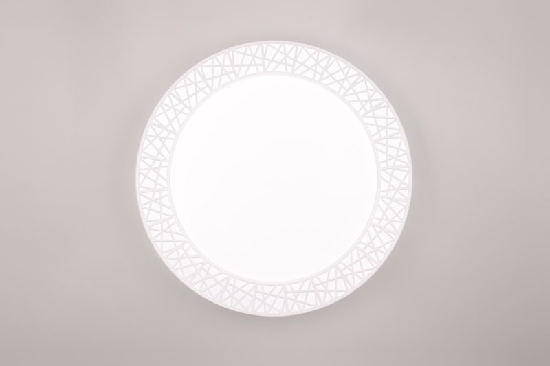 Rustieke witte plafonnière rasterpatroon Cluster - Afbeelding 3