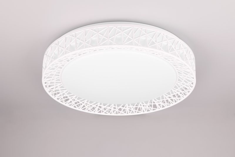 Rustieke witte plafonnière rasterpatroon Cluster - Afbeelding 4