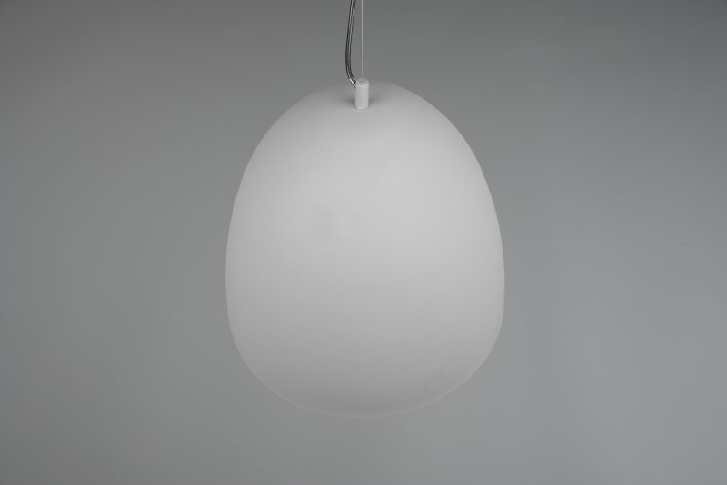 Speelse komvormige grijze metalen hanglamp  Tilda - Afbeelding 2