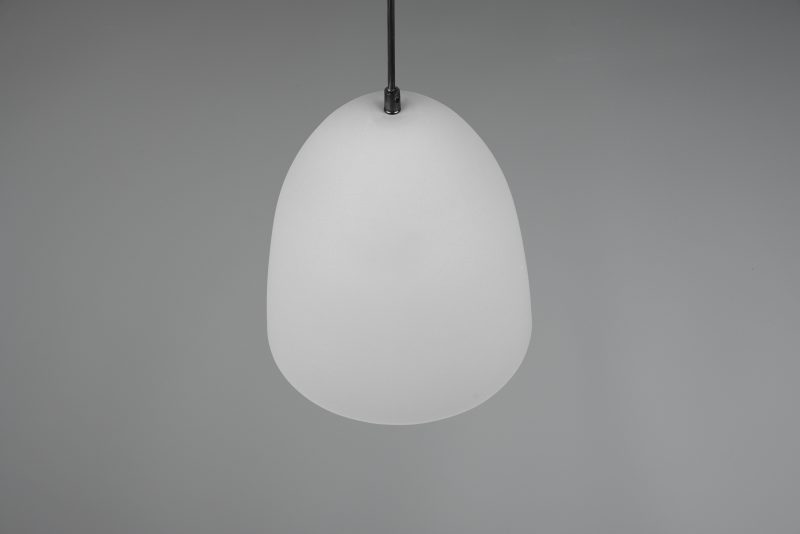 Strakke metalen komvormige hanglamp grijs Tilda - Afbeelding 2