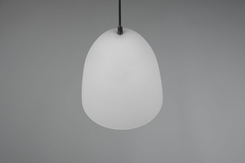 Strakke metalen komvormige hanglamp grijs Tilda - Afbeelding 2