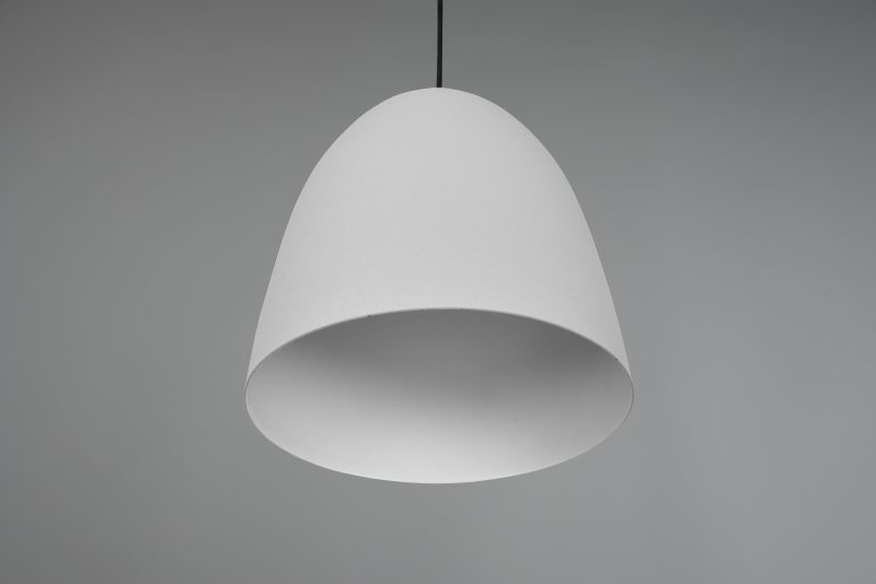 Strakke metalen komvormige hanglamp grijs Tilda - Afbeelding 4