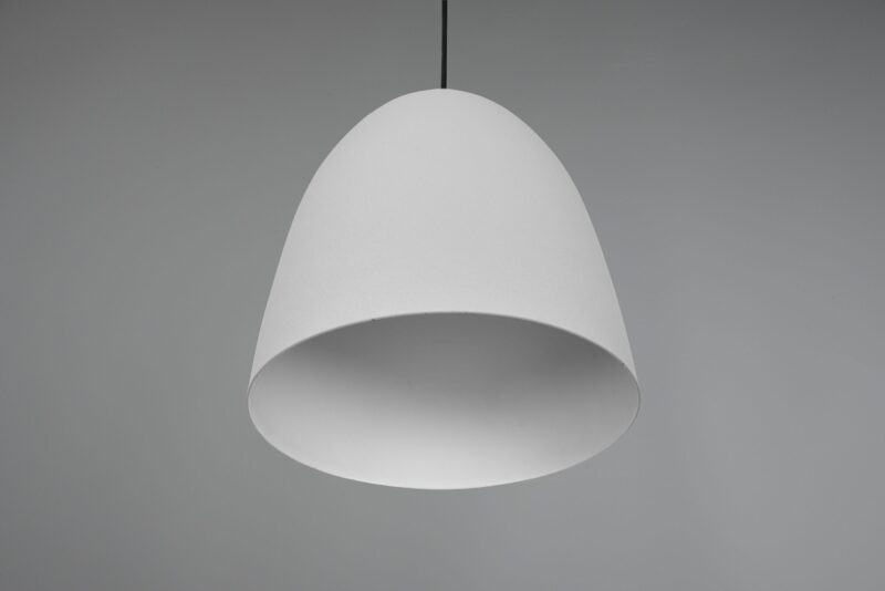 Strakke metalen komvormige hanglamp grijs Tilda - Afbeelding 4