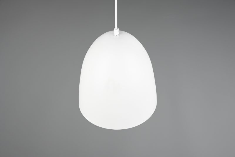 Strakke witte metalen hanglamp komvorm Tilda - Afbeelding 2