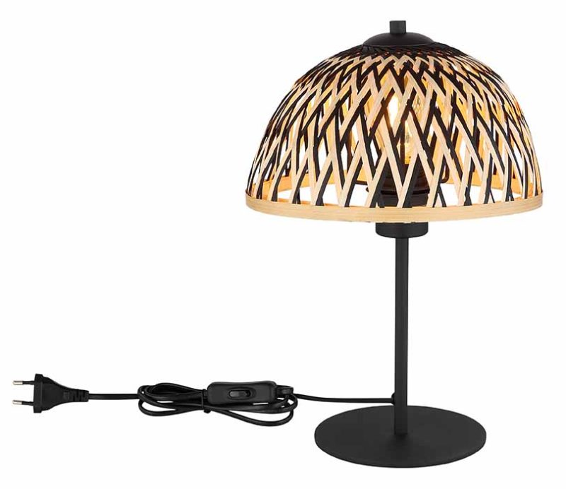 Tafellamp metaal zwart Boheems Globo Colly - Afbeelding 4