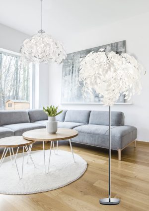 Chromen vloerlampen