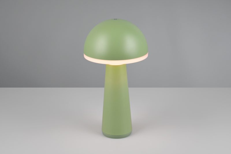 Trendy groene paddenstoel oplaadbare tafellamp buiten Fungo - Afbeelding 6