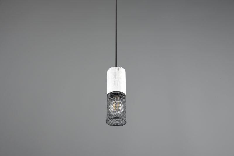 Trendy metalen zwarte hanglamp Tosh - Afbeelding 5