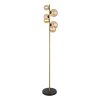 verticale-6-amberglasbol-vloerlamp-zwart/messing-globo-hermi-i-56135-6s