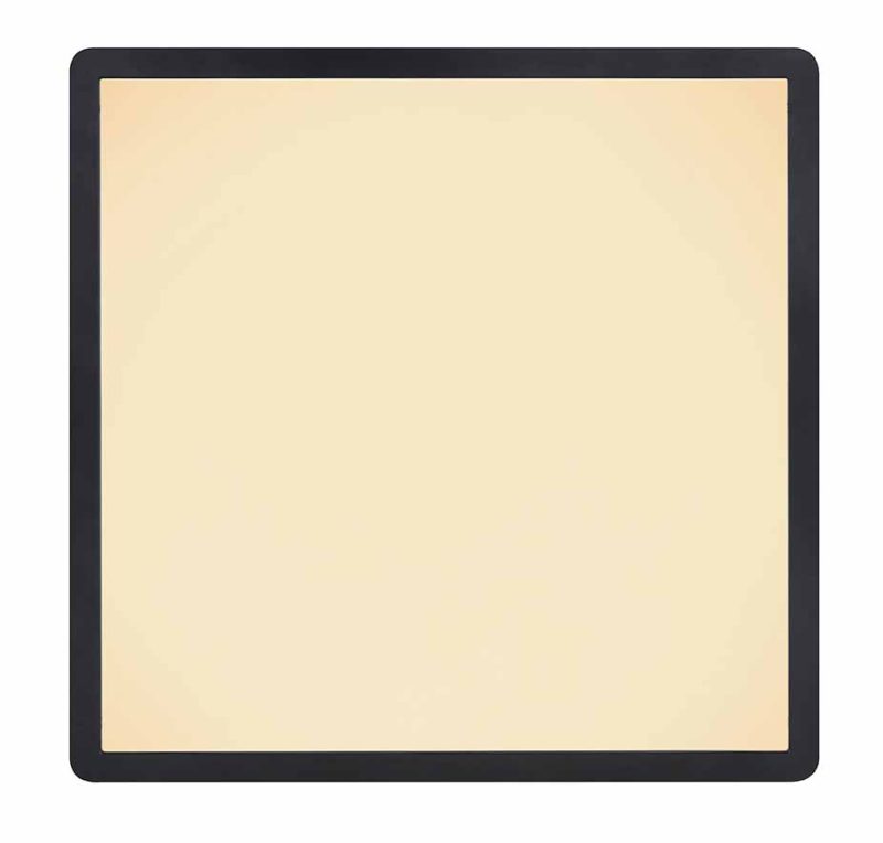 Vierkante plastic zwarte plafondlamp Globo Sapana - Afbeelding 3