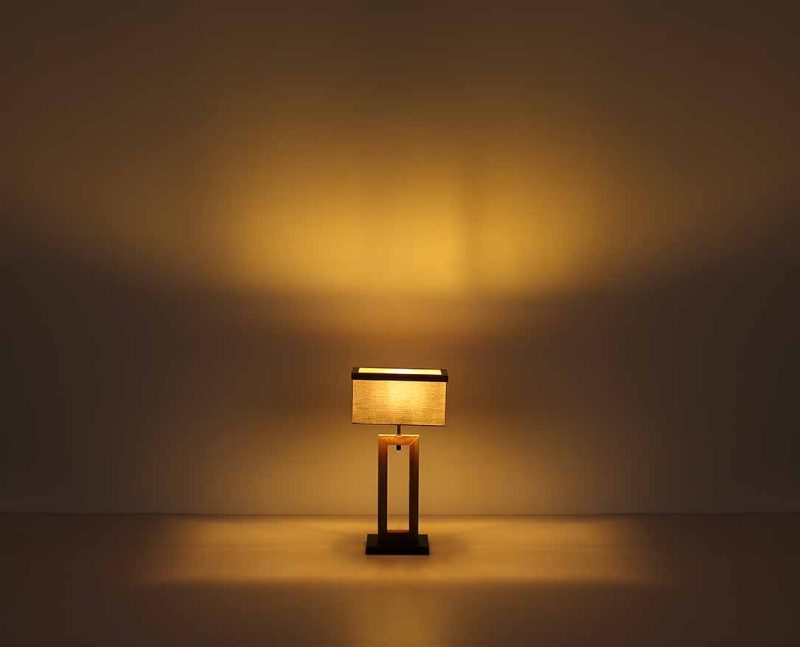 Vierkante zwarte plafondlamp landelijk Globo Ossi - Afbeelding 3
