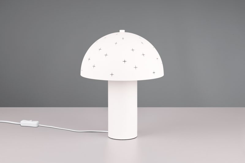 Vintage witte paddenstoel tafellamp Seta - Afbeelding 2