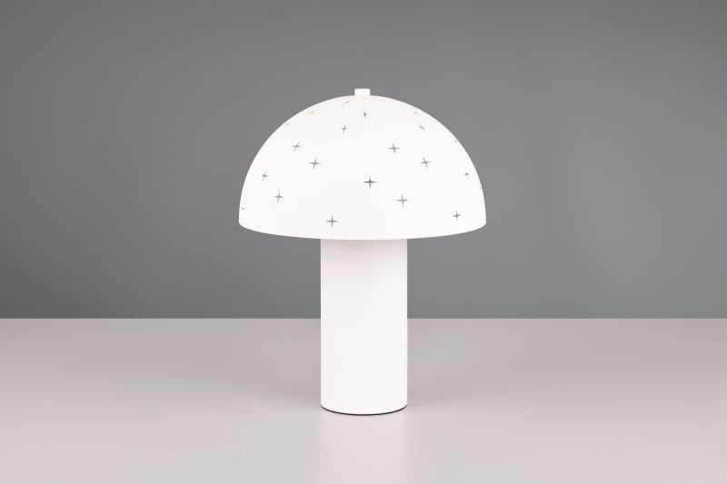 Vintage witte paddenstoel tafellamp Seta - Afbeelding 5