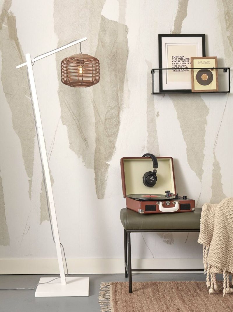 Vloerlamp naturel rotan bohemian bamboe GOOD&MOJO Tanami - Afbeelding 5