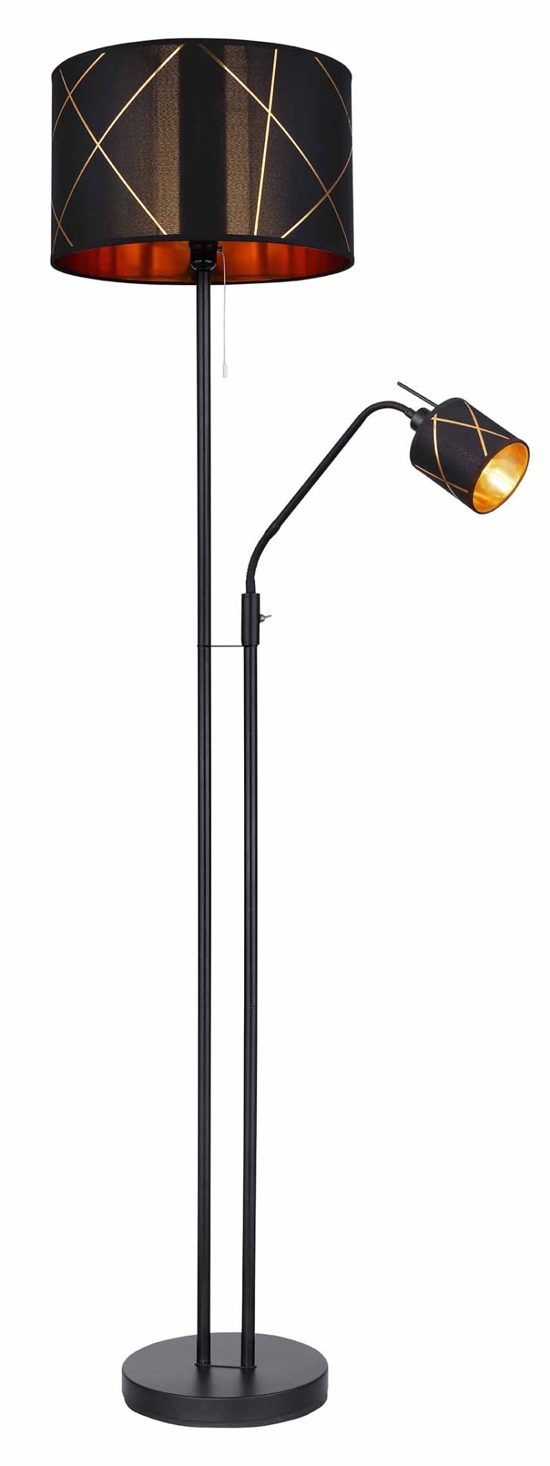 Vloerlamp retro zwart metaal Globo Bemmo - Afbeelding 4