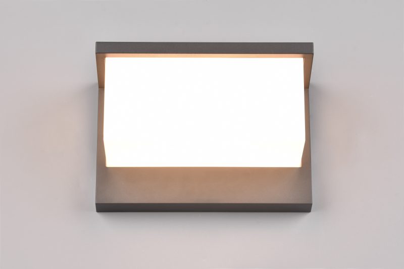 Wandlamp modern rechthoekig antraciet Nestos - Afbeelding 2