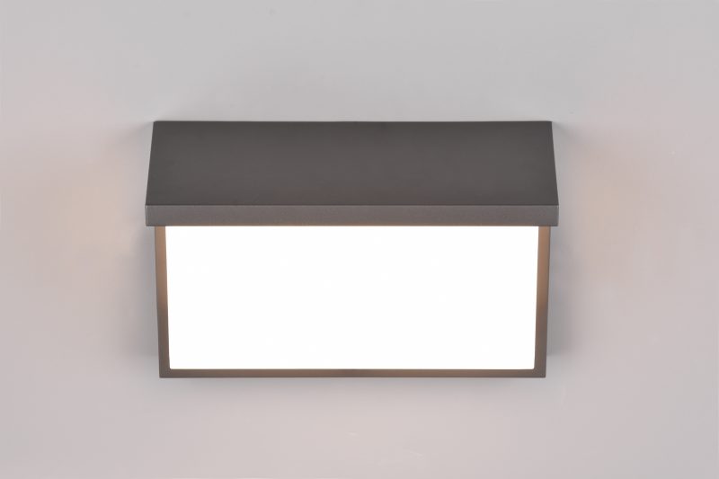 Wandlamp modern rechthoekig antraciet Nestos - Afbeelding 3