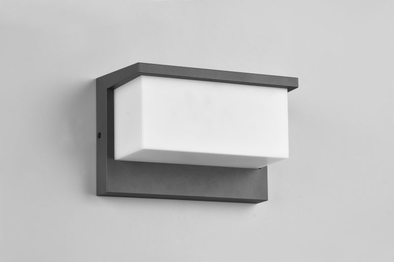 Wandlamp modern rechthoekig antraciet Nestos - Afbeelding 4