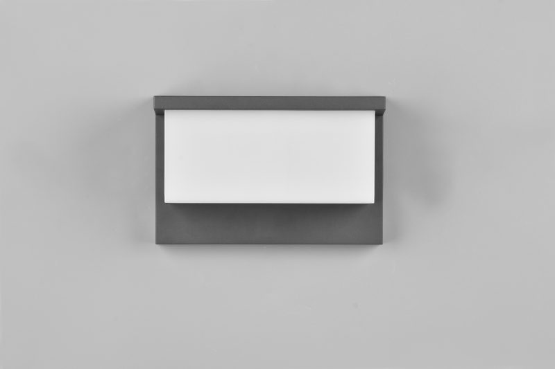 Wandlamp modern rechthoekig antraciet Nestos - Afbeelding 5