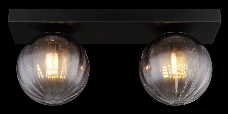 Wandlamp modern zwart metaal Globo Dallerta - Afbeelding 5
