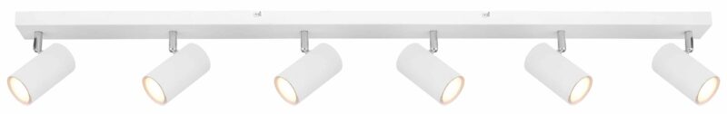 Witte balk 6-spots Globo Robby - Afbeelding 2