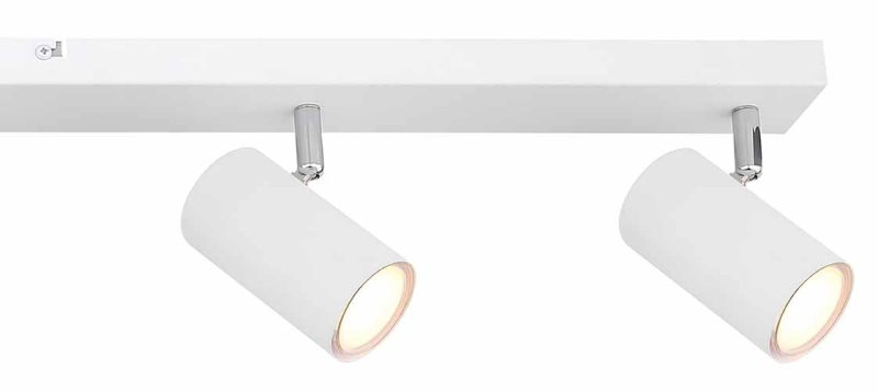 Witte balk 6-spots Globo Robby - Afbeelding 4