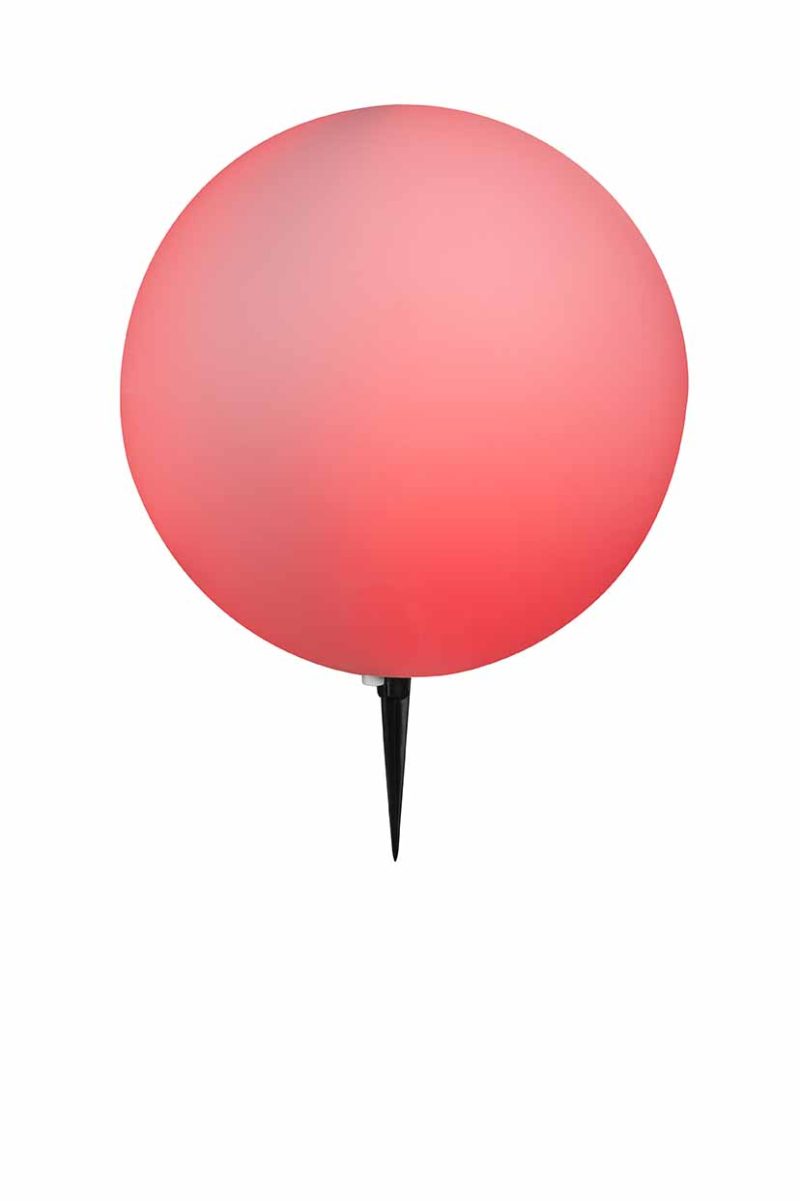 Witte bol moderne buitenlamp Globo Toula - Afbeelding 2