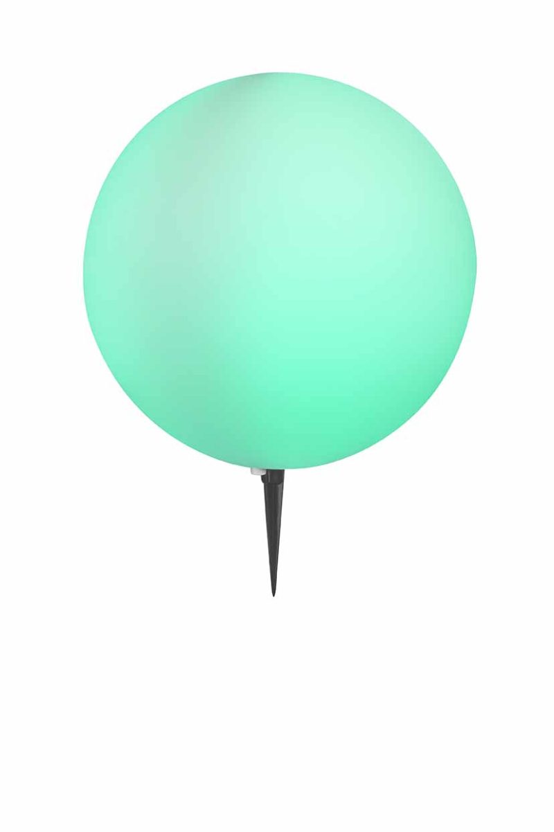Witte bol moderne buitenlamp Globo Toula - Afbeelding 3