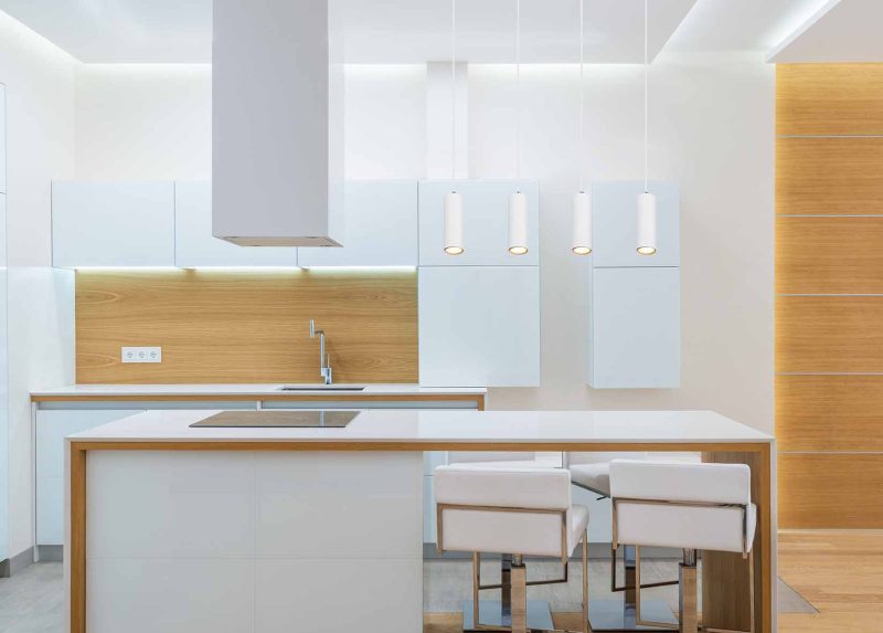 Witte hanglamp 4-spots Globo Robby - Afbeelding 4