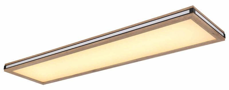 Witte landelijke metalen plafondlamp Globo Carla - Afbeelding 4