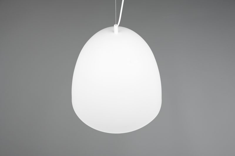 Witte metalen hanglamp speelse komvorm Tilda - Afbeelding 2