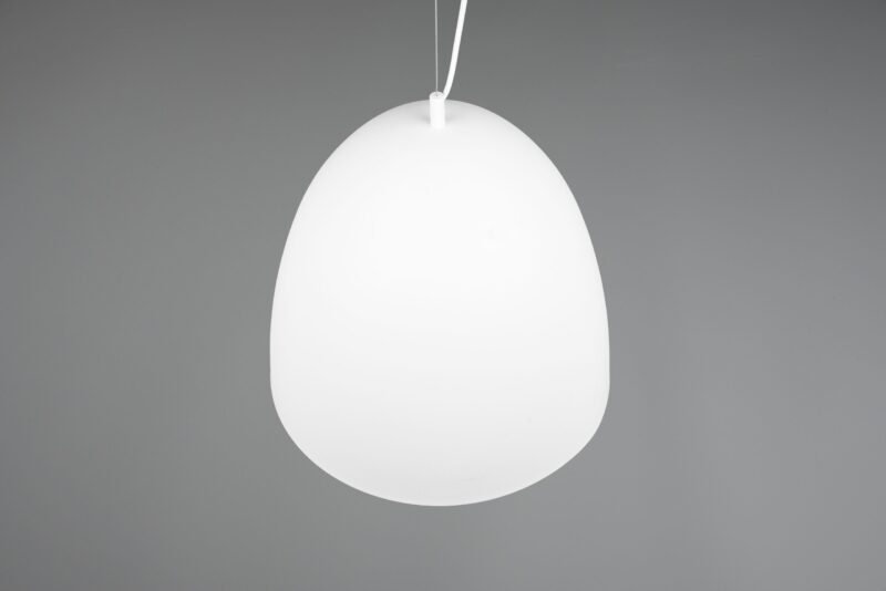 Witte metalen hanglamp speelse komvorm Tilda - Afbeelding 2