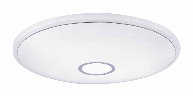 Witte metalen klassieke plafondlamp Globo Connor - Afbeelding 4