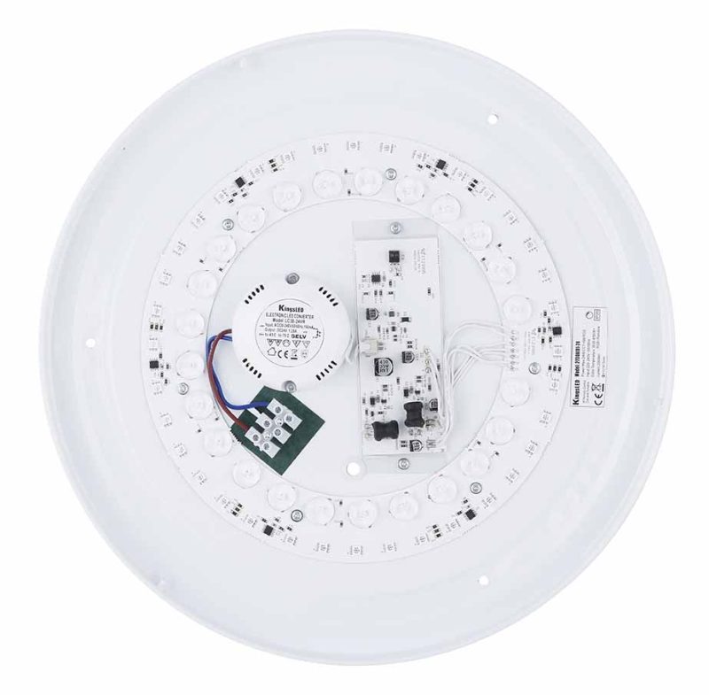 Witte metalen moderne plafondlamp Globo Sully - Afbeelding 4