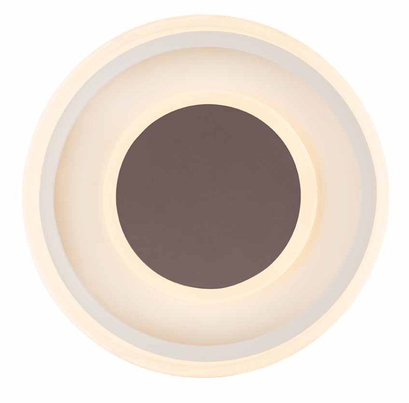 Witte moderne metalen plafondlamp Globo Goffi - Afbeelding 2